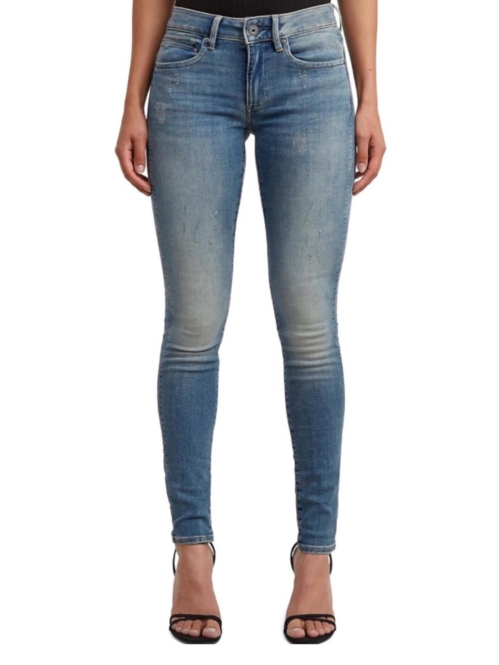 G-Star Jeans Skinny Midge Zip Mid Women Size W35 L32 NEW